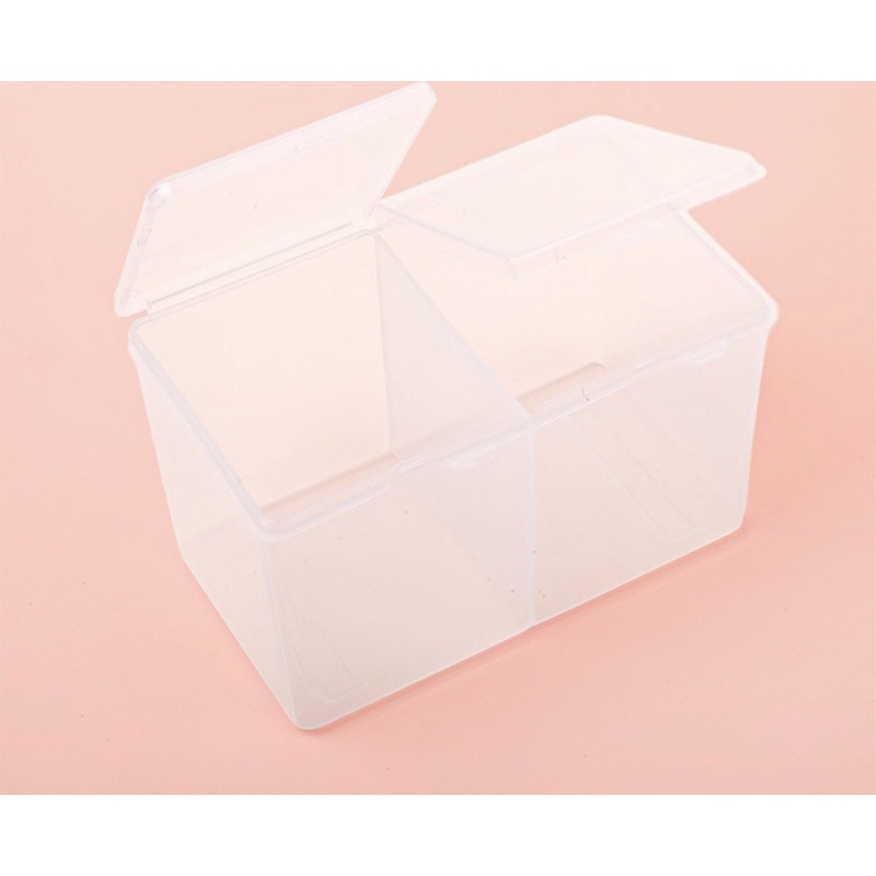 Hộp đựng giấy lau gel 2 ngăn có nắp chuyên dụng