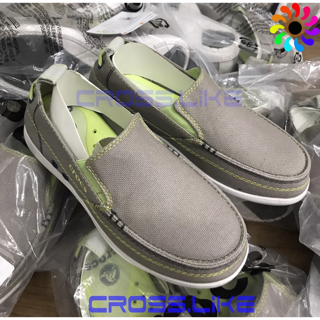 Giày lười nam Cross Walu, giày vải Slip-on thời trang cá tính, cực êm chân.