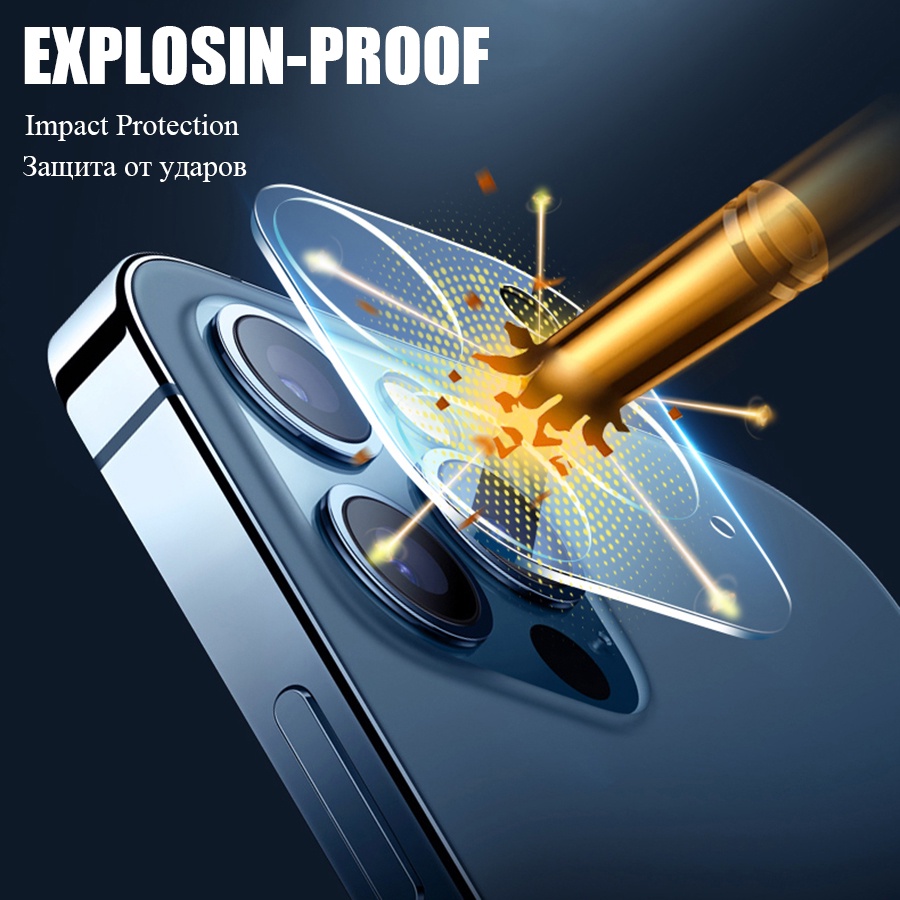 Kính cường lực bảo vệ Camera Cho iPhone 11 12 13 14 Pro Max 14 Plus