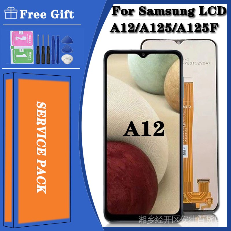 Màn Hình LCD Cảm Ứng Thay Thế Cho Samsung Galaxy A12 sm-a12f sm-a12f / DSN Samsung A125 NOAZ