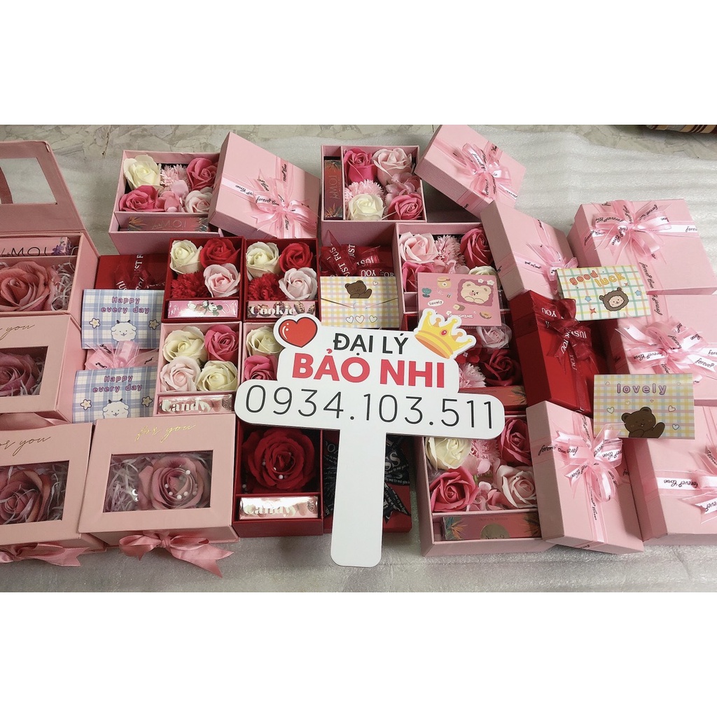 SET QUÀ TẶNG 20/10 , 8/3 . 20/11, VALENTINE , NGÀY CỦA MẸ , SINH NHẬT , KỶ NIỆM ,SON THỎI +HOA+HỘP+THIỆP + TÚI .