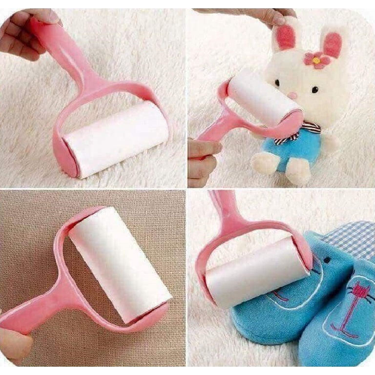 Cây lăn lông chó mèo kèm lõi - Cây lăn bụi bẩn lông tóc trên quần áo thảm sofa tiện lợi