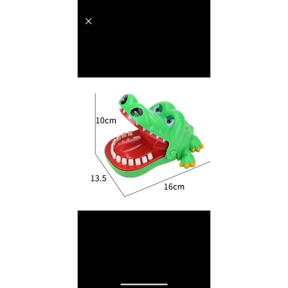 Đồ chơi Cá Sấu cắn tay cho bé - Khám răng Cá Sấu [Loại Lớn]