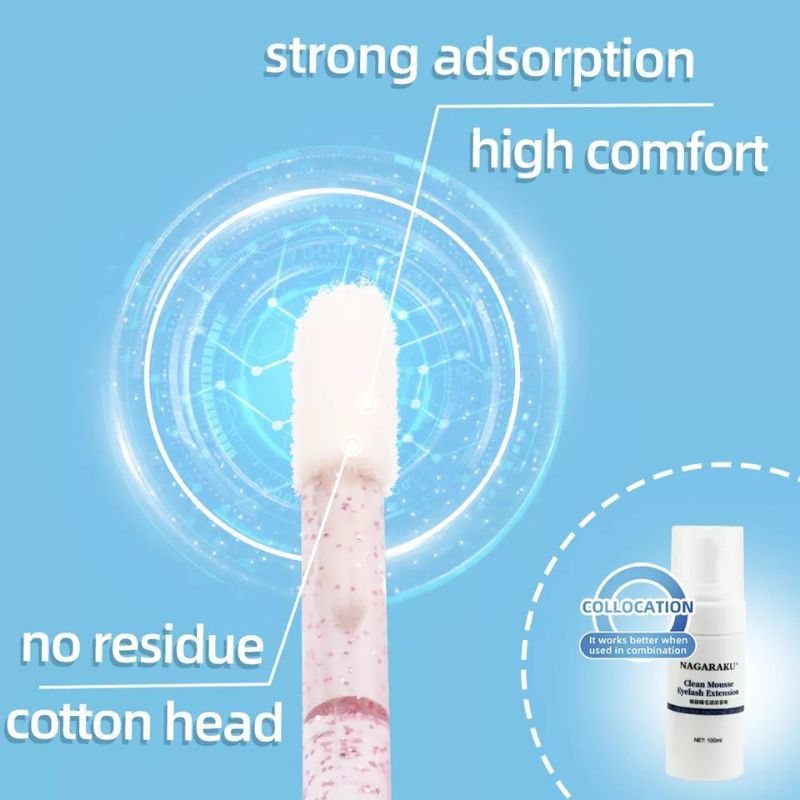 TĂM BÔNG VỆ SINH / TĂM THÁO MI ĐẦU TO / CỌ MỀM GÓI 50 Cây