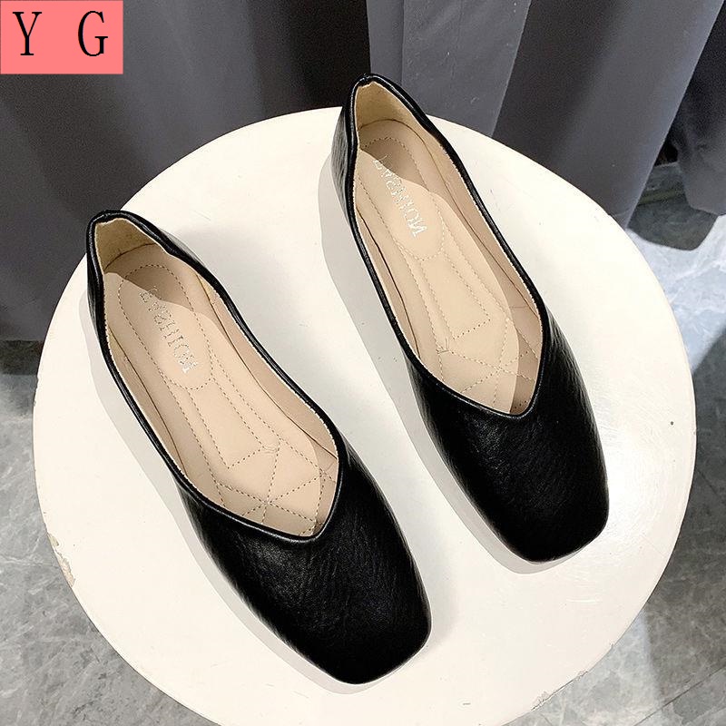 Giày Búp Bê Mũi Vuông Đế Mềm Chống Trượt Thời Trang Xuân Hè 2022 Cho Mẹ Bầu