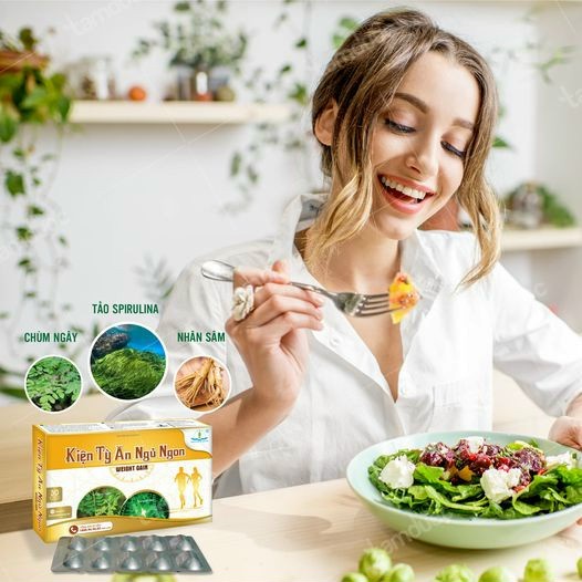 Kiện Tỳ Ăn Ngủ Ngon Weight Gain (30 viên) - Hỗ trợ ăn ngon ngủ ngon, tăng cân tự nhiên.