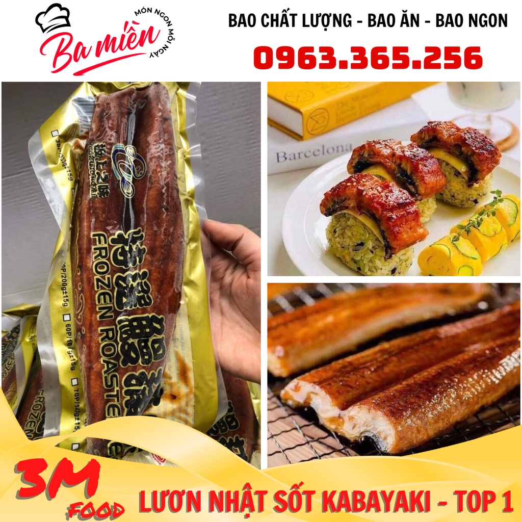 Lươn Nhật sốt Kabayaki - 200gr  3M FOOD DS
