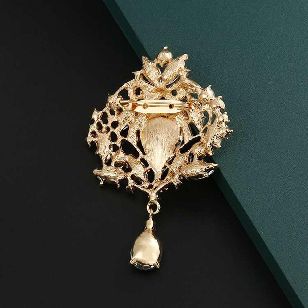 Trâm Cài Áo VANES1 Bằng Hợp Kim Hình Hoa Thời Trang Cho Nữ|Phụ Kiện Quần Áo Chất Lượng Cao