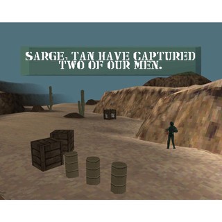 Game ps1 Army man 3D no brand