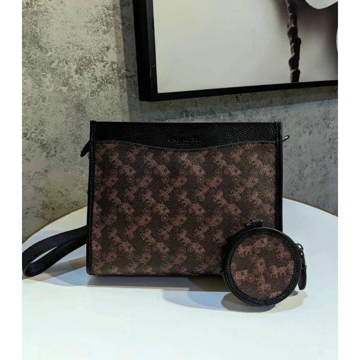 Túi c0ach da mịn cực sang