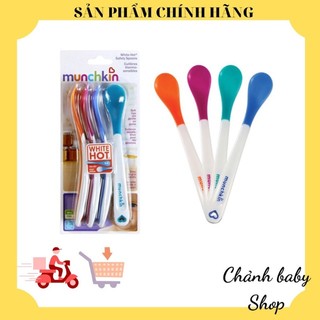 (Tách Lẽ) Muỗng - Thìa Mềm Báo Nóng Thương Hiệu Munchkin - Mỹ