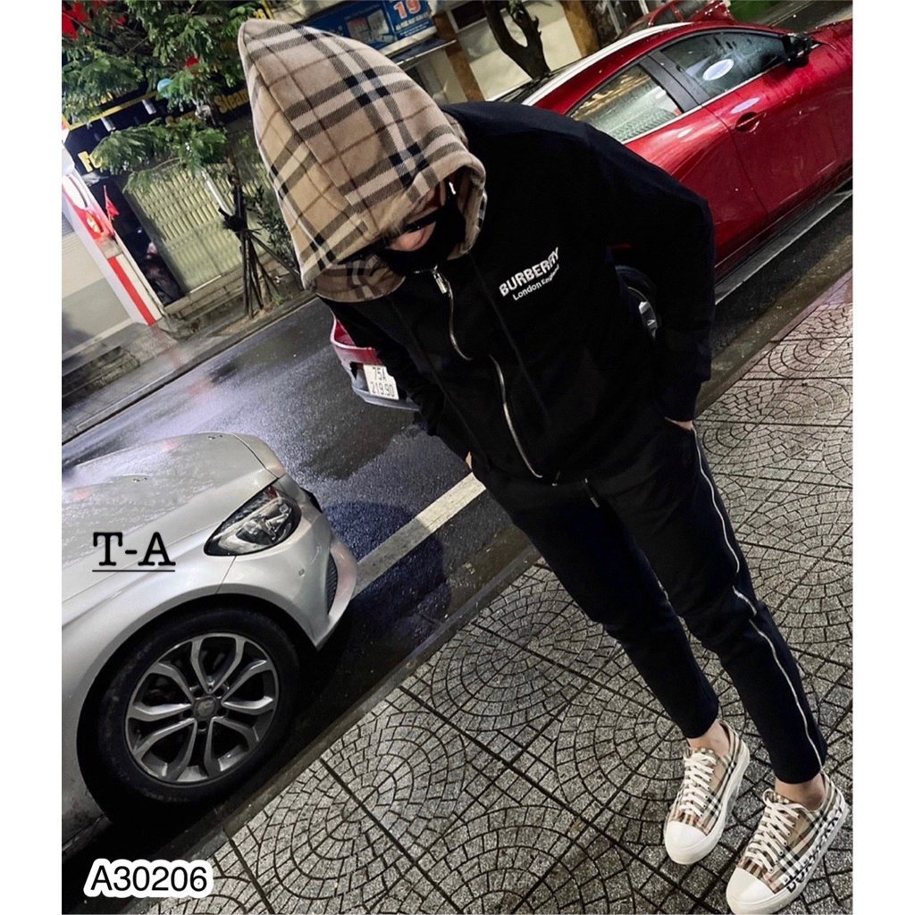 Freeship) Áo khoác hoodie Cặp đôi mũ caro dây rút siêu ấm áp bất chấp rét đại hàn, Áo bape nam nữ thời trang hàn quốc