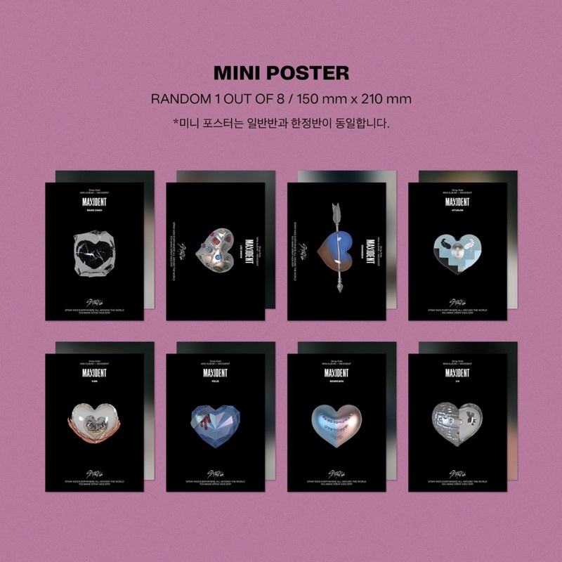 ALBUM RỖNG + SEAL MAXIDENT - STRAY KIDS