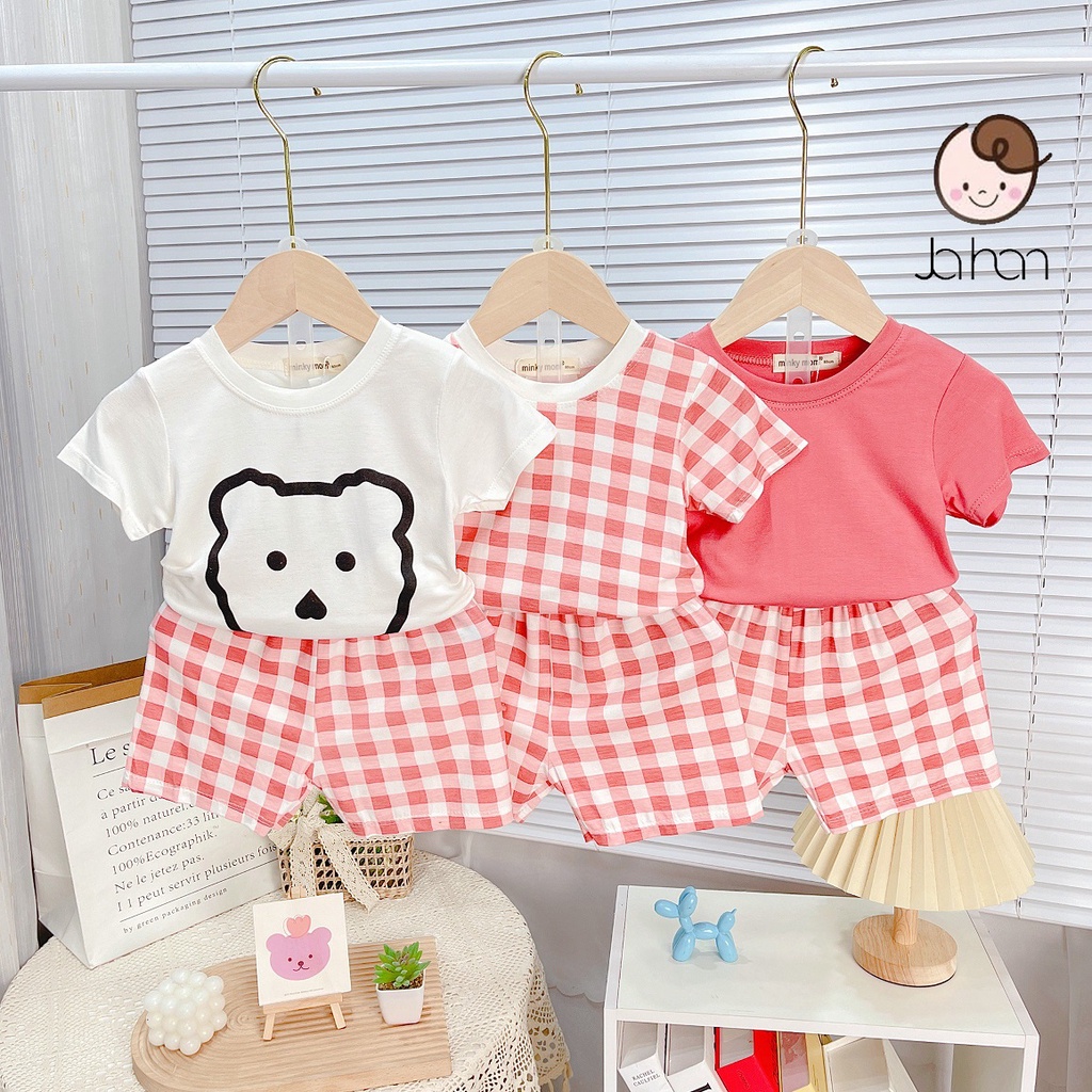 Quần Áo Cho Bé✨FREE SHIP✨Bộ Thun Lạnh Ngắn Tay Cho Bé Trai, Bé Gái