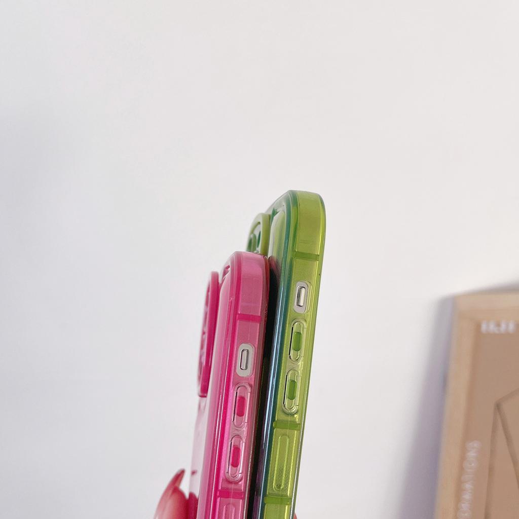 Ốp Điện Thoại Trong Suốt Có Túi Khí Ẩn Và Giá Đỡ Cho IPhone 14promax 14 13promax 13 12 11