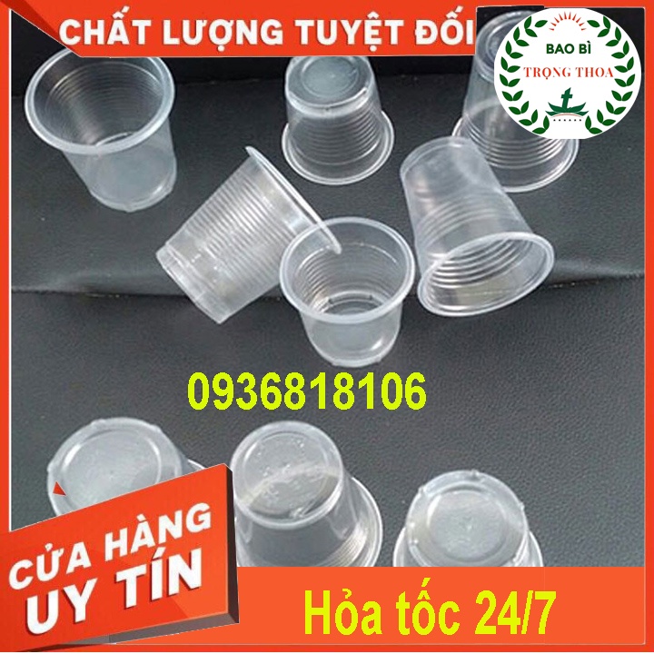Ly Nhựa 140ml 1 cây 50 cái