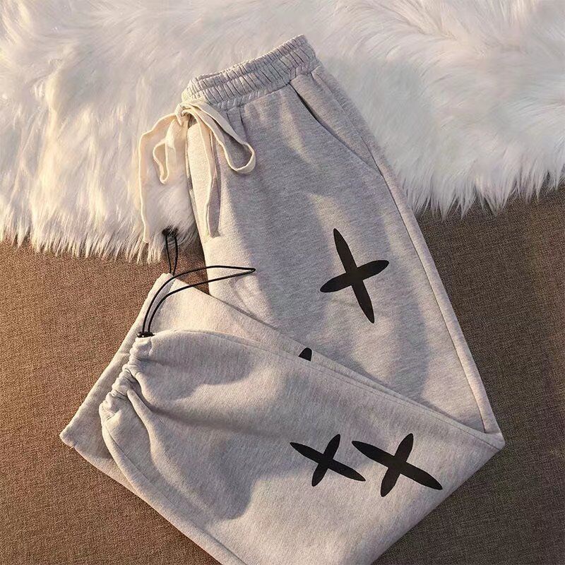 Quần Thể Thao Ống Rộng Plus Size xxl Phong Cách Đường Phố Cho Nam