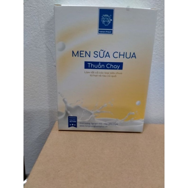 Men làm sữa chua thuần chay hộp 5 gói