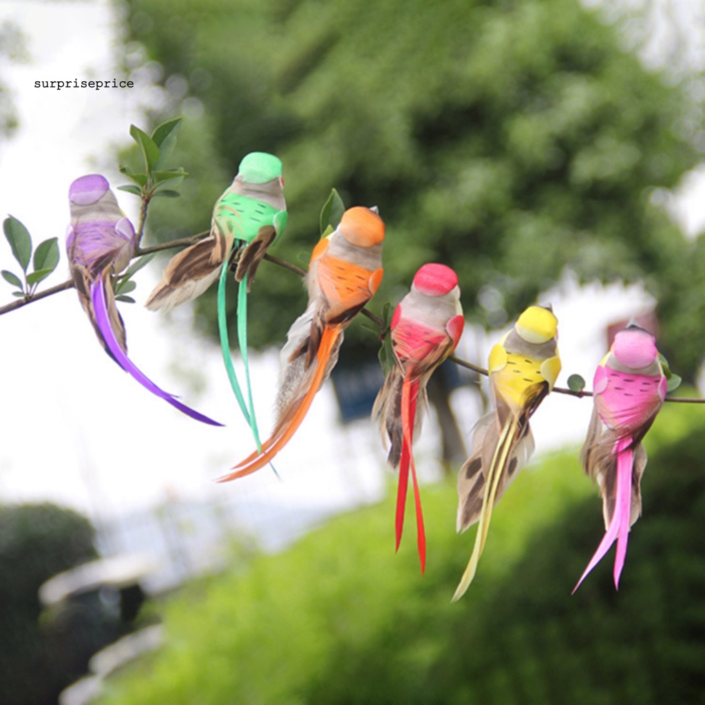 Chim Nhân Tạo Bằng Xốp Thân Thiện Với Môi Trường Trang Trí Cây Thông Giáng Sinh