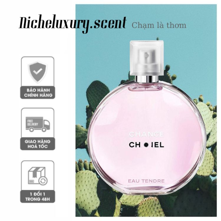 🅽🅸🅲🅷🅴 - Nước Hoa 𝓒𝓱𝓪𝓷𝓬𝓮 Hồng Tendre - 10ml