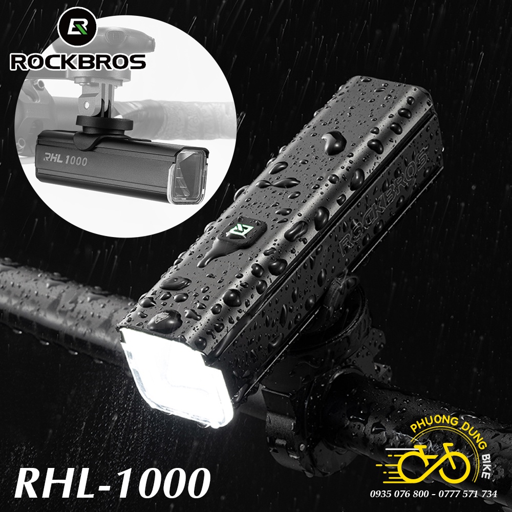 Đèn xe đạp - Đèn pha xe đạp ROCKBROS R3 1000LM / RHL 1000LM / GIYO 1000LM