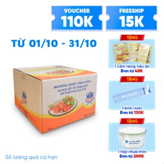 Cá hộp Sea Crown cá Nục sốt ớt chua ngọt - Thùng 50 lon