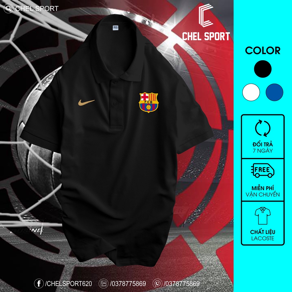 Áo polo cao cấp Barcelona mùa 2022/23 [ẢNH THẬT]