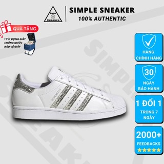 Giày Adidas Super Star 💙FREESHIP💙 Adidas Superstar Diamond 2021 Chính Hãng - Giày Sneaker Thể Thao Nữ - Simple Sneaker