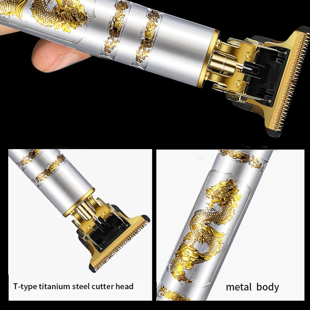 [Buran] Tông Đơ Điện USB Có Đầu Tháo Rời Được Cho Tiệm Cắt Tóc