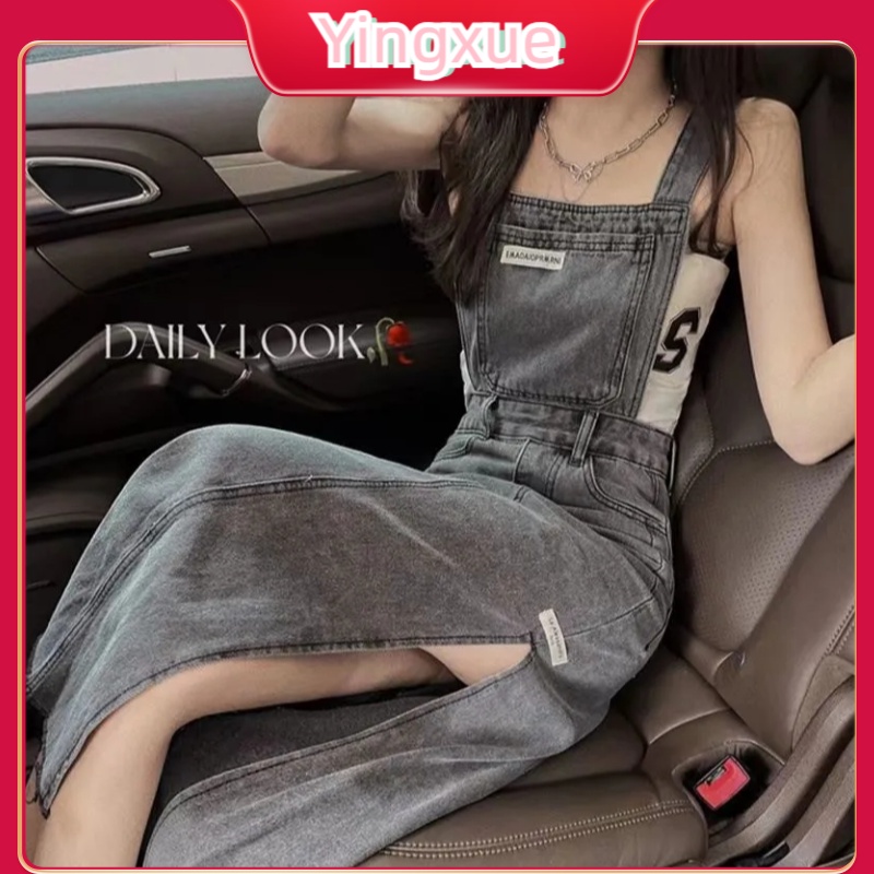 Đầm Yếm Denim Phong Cách Hàn Quốc Thời Trang Dành Cho Nữ 2022