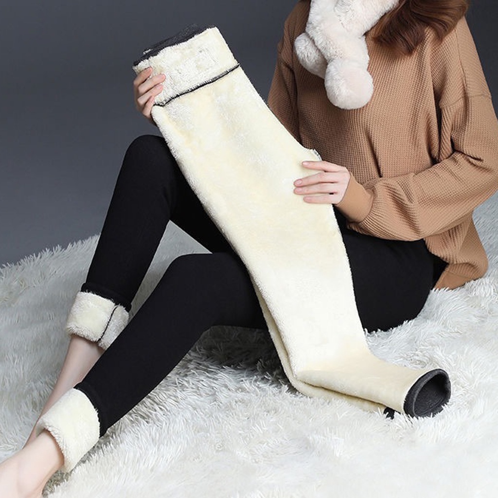 Quần Legging Dày Giữ Ấm Cạp Cao Thời Trang Nữ
