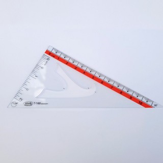 Bộ thước dẻo 5 cây WinQ (1 thước kẻ thẳng 15cm, 1 Êke, 1 thước tam giác cân, 1 thước đo độ và 1 thước lỗ tròn).