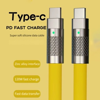 Dây Cáp Sạc Nhanh 120W 6A PD 100W USB C Sang USB Type C to Type C Cho