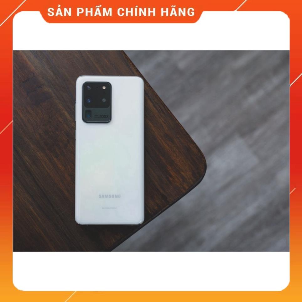 Điện thoại Samsung Galaxy S20 Ultra Màu Trắng  màn hình tràn viền không khuyết điểm, hiệu năng