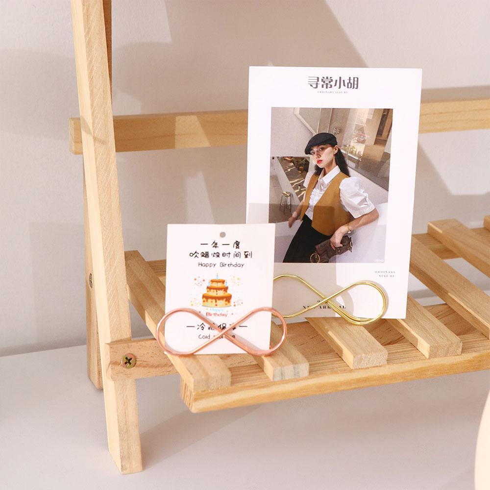 1 Kẹp Gắn Ảnh / Thẻ Ghi Số Bàn Tiệc Cưới Tiện Dụng Đứng