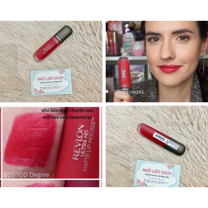 Son siêu LÌ Revlon Ultra HD Matte Lip Mousse Hyper Matte 5.9ML