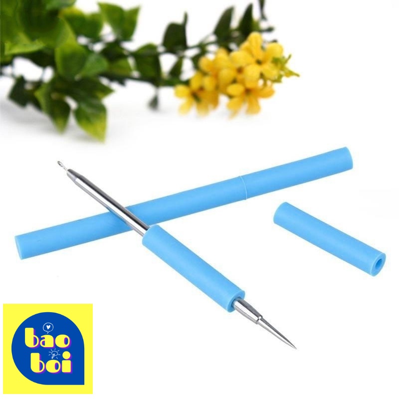 Cây Nặn Mụn 2 Đầu Cao Cấp, Có Nắp Bảo Vệ Kèm Hộp Đựng Bảo Đảm Vệ Sinh