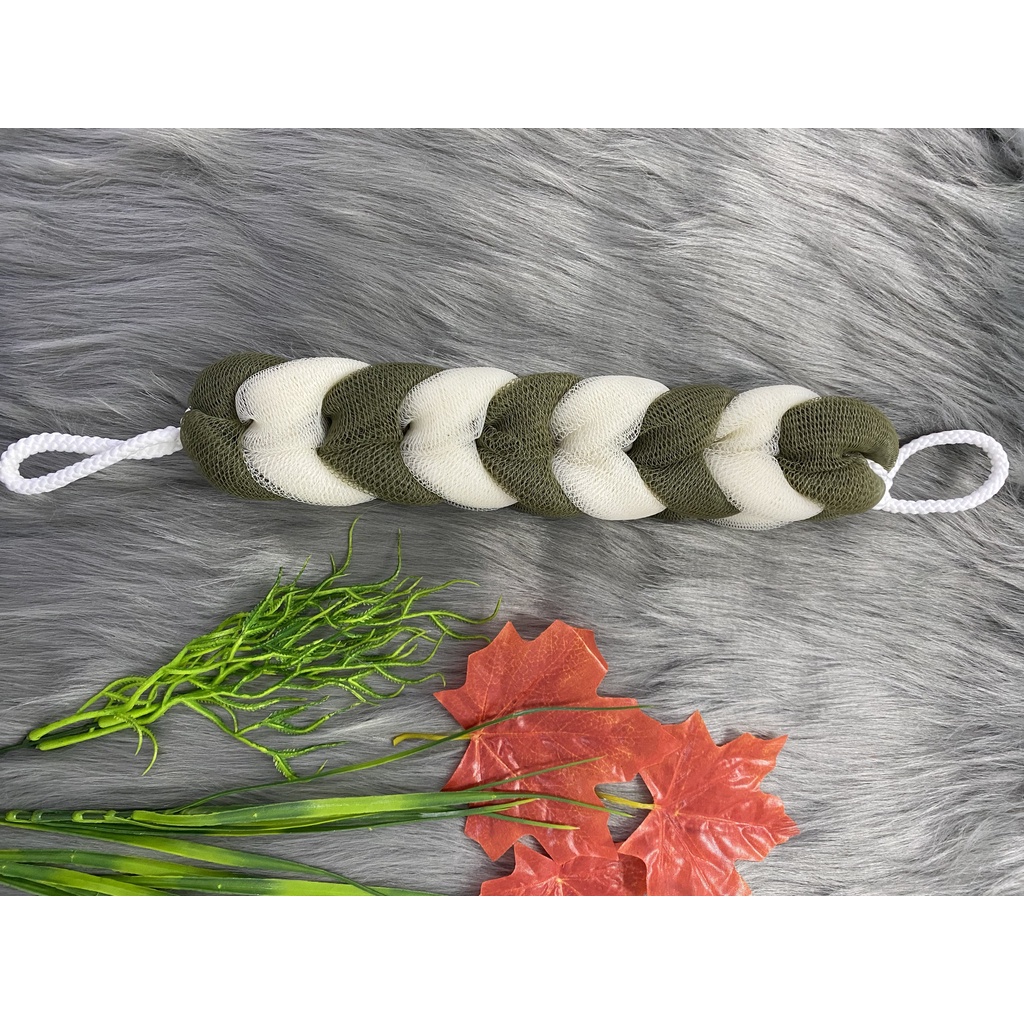 Bông Tắm Lưới Dài 9 Nút Siêu Mịn, Siêu Tạo Bọt, Loại Bỏ Tế Bào Chết - Iketokyo