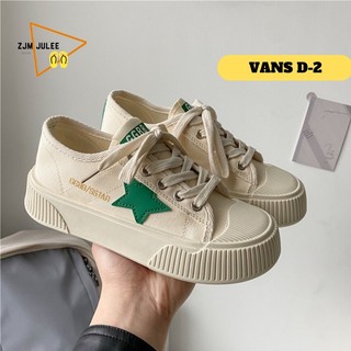 Giày vải nữ Van D2 đế 3 phân dành cho học sinh sinh viên