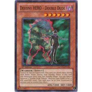 Thẻ bài yugioh - tcg - destiny hero - double dude / lcgx-en126'