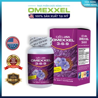Viên uống hỗ trợ tim mạch Omexxel 3-6-9 (100 viên/lọ) - Xuất xứ Mỹ