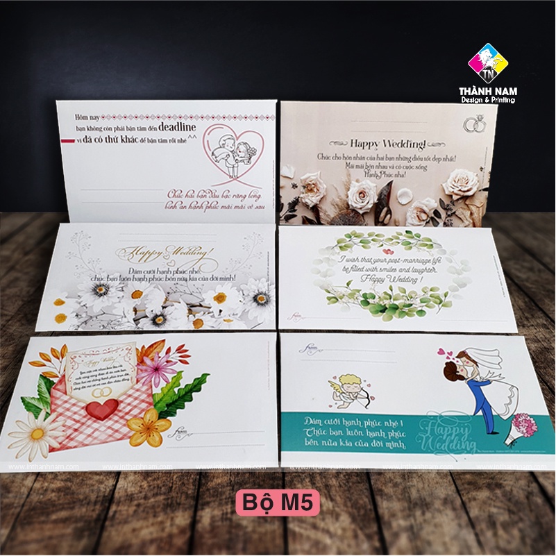Phong bì mừng đám cưới đồng nghiệp công ty