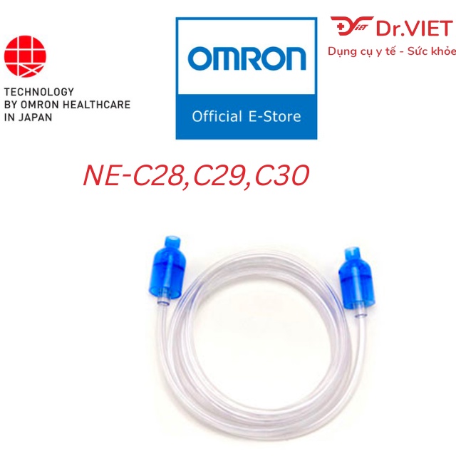 Dây dẫn khí dung Omron chính hãng - Dùng cho máy xông mũi họng Omron