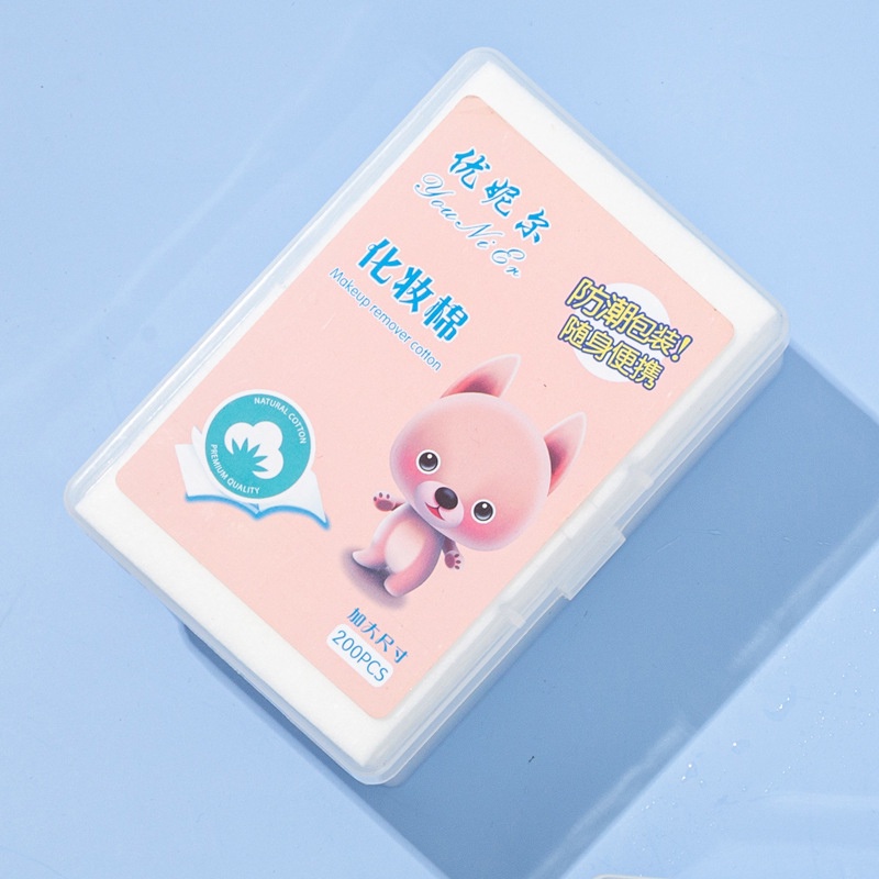 Set 200 Bông Tẩy Trang Sử Dụng Một Lần Chất Liệu cotton Mỏng