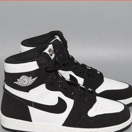 Giày Thể Thao Nam Nữ Cổ Cao Fashion Đẹp - Giày Thể Thao Nike Jordan 1 JD1 Đen Trắng Da Cao Cấp Full Box Bill