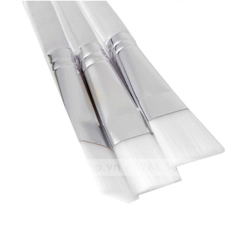 Chổi quét dầu cước trắng, tay cầm trong suốt, chuyên dụng trong làm bánh