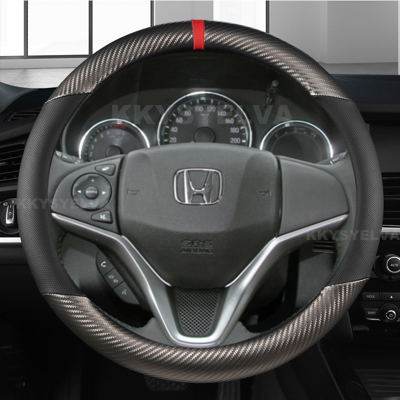 Vỏ Bọc Vô Lăng Xe Hơi Không Mùi Cho Honda City Civic FC FD Jazz BRV CRV HRV