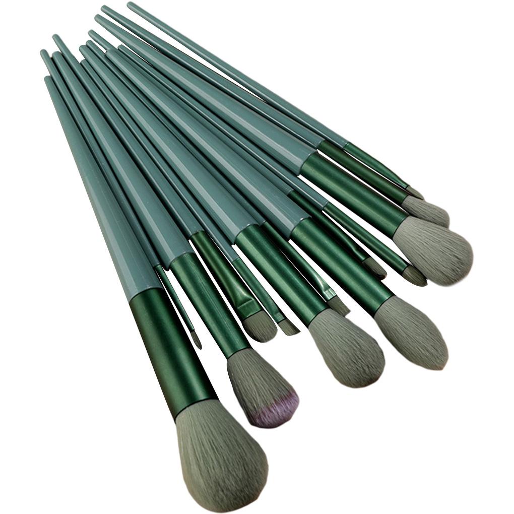 Set 13 Cọ Trang Điểm Tay Cầm Bằng Nhựa Tiện Lợi