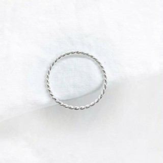Nhẫn vặn bạc ta - Nhẫn xoắn bạc ta - Shop bạc Khải Khải