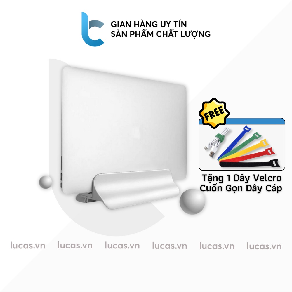 Stand/Đế Nhôm Cắm Dọc Kê Macbook/Laptop Vertical